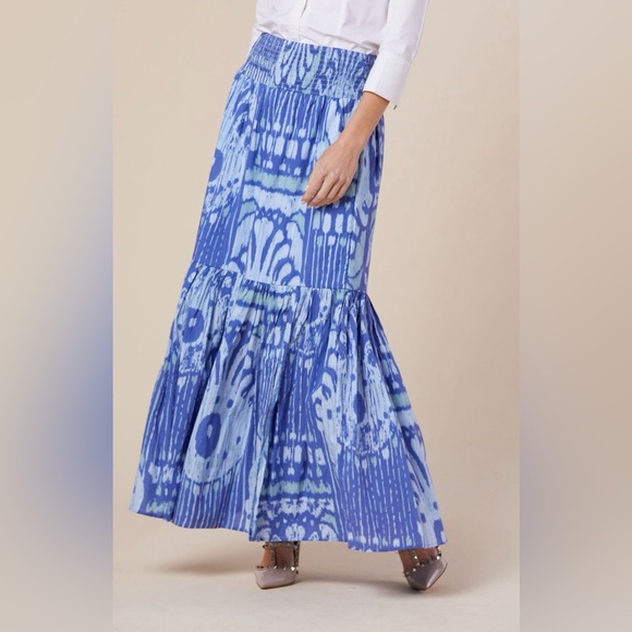 Sheridan French Dresses & Skirts - Sheridan French blue Moroccan ikat maxi skirt.